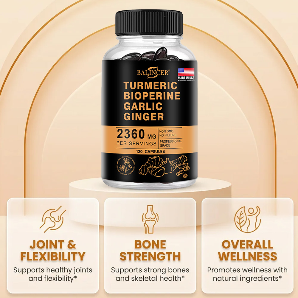 Turmeric Ginger Capsules 2360m - Turmeric Curcumin Capsule recension och pris