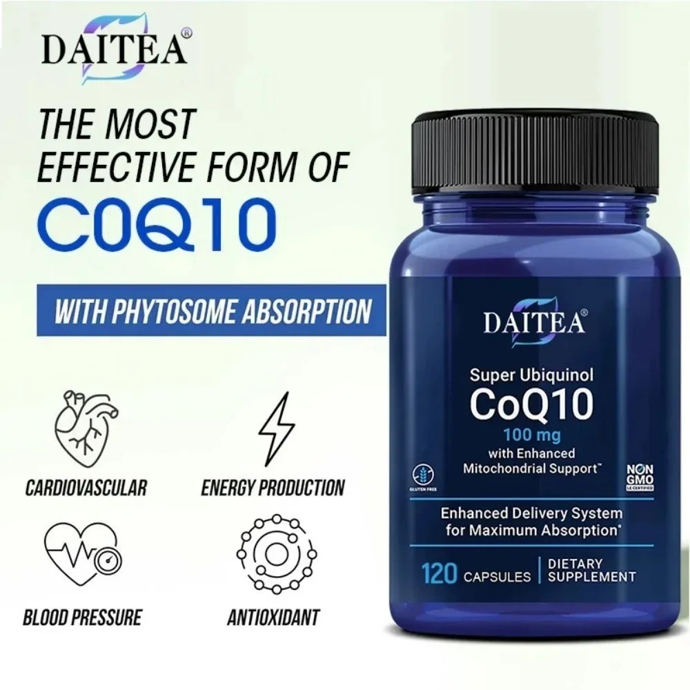 Ubiquinol 100mg CoQ10, Heart H - Coq10 Ubiquinol Softgel recension och pris